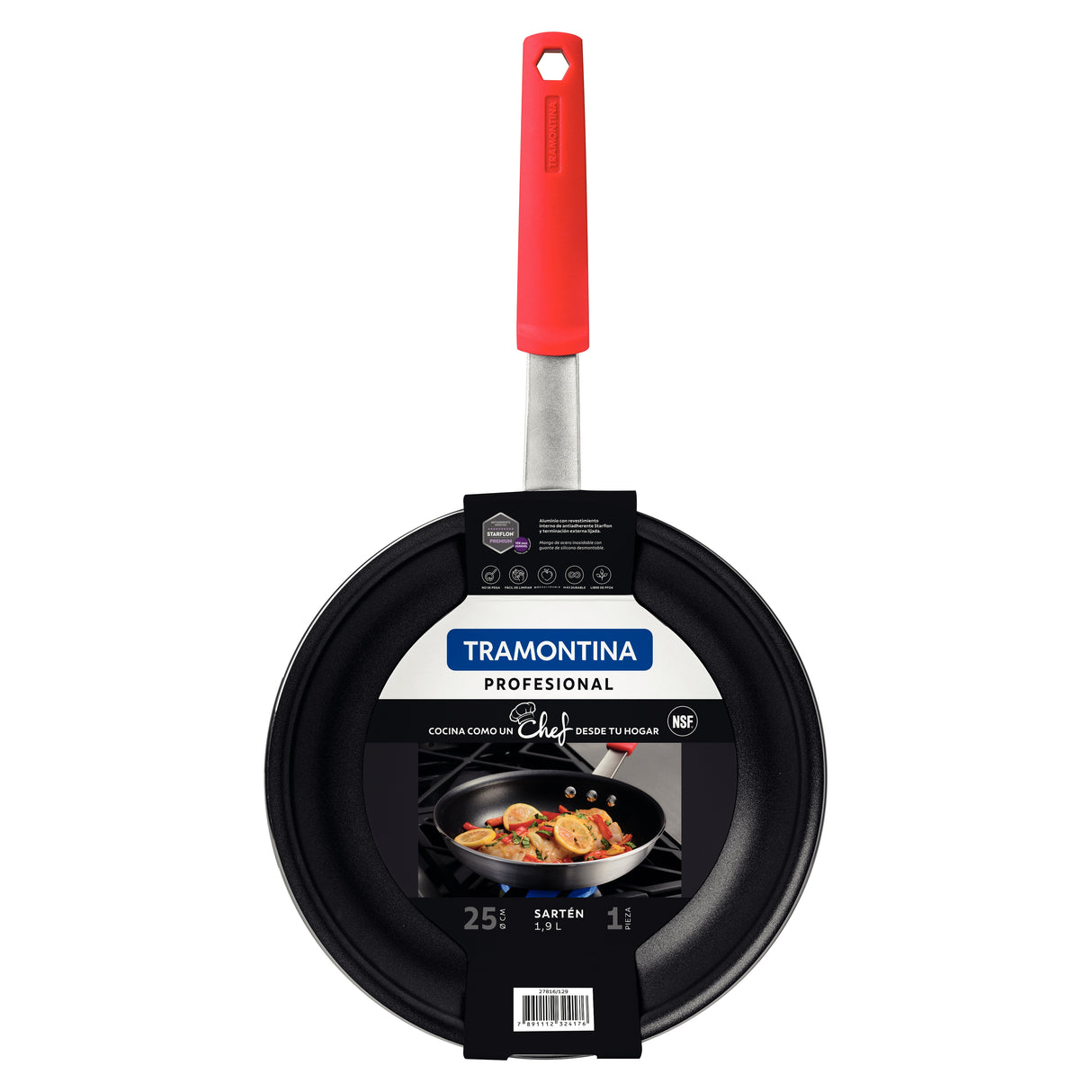 Professional Non-Stick Aluminium Frying Pan, 25cm, 1.9L