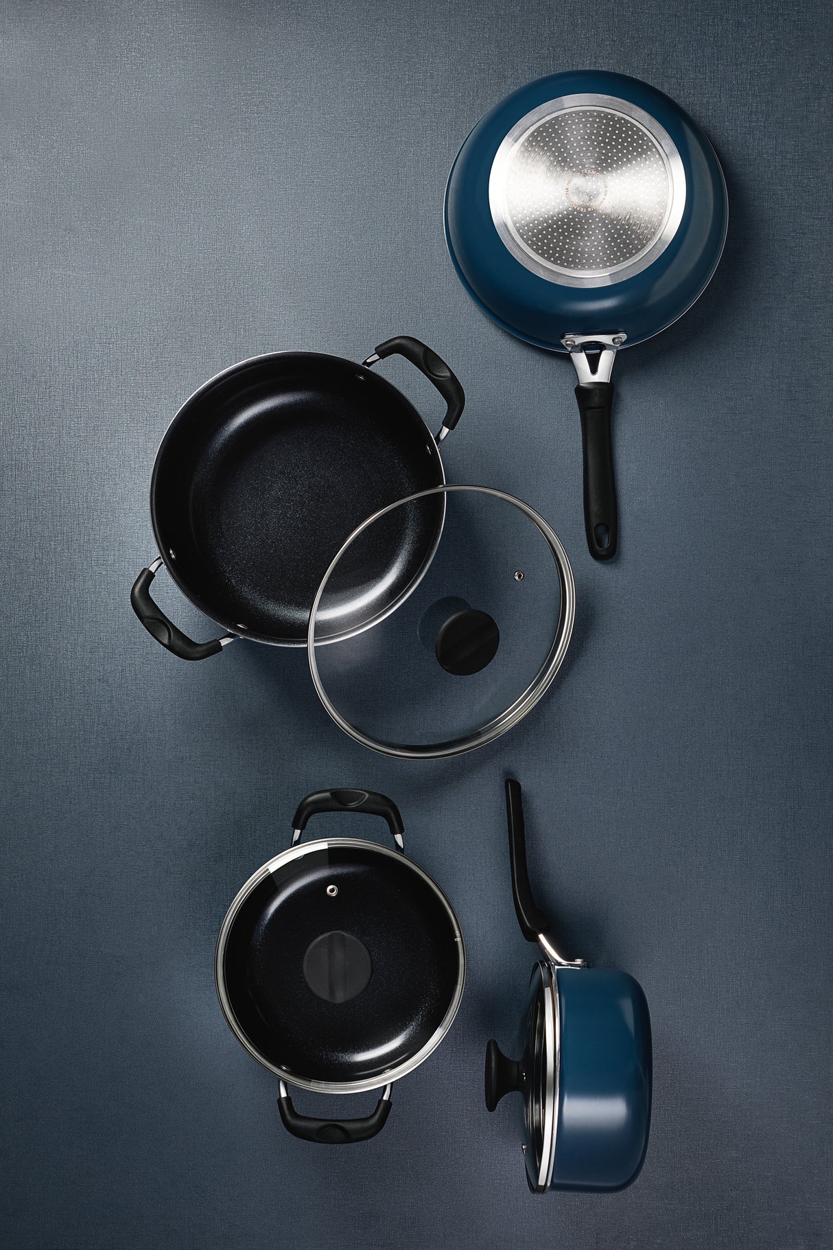Tunis Aluminium Ceramic 4-Piece Cookware Set