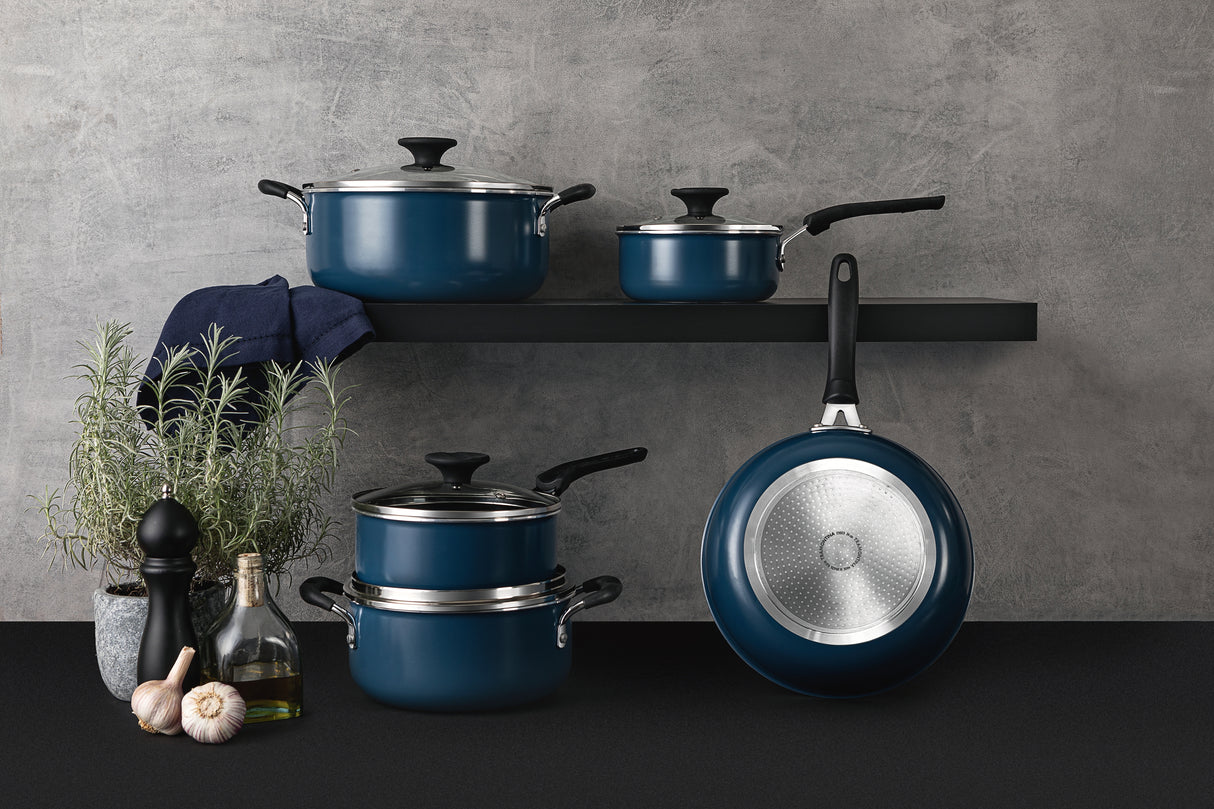 Tunis Aluminium Ceramic 5-Piece Cookware Set