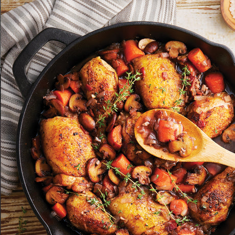 Pre-Seasoned Cast Iron Skillet Pan, 30cm