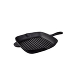 Pre-Seasoned Cast Iron Square Griddle Pan, 27cm