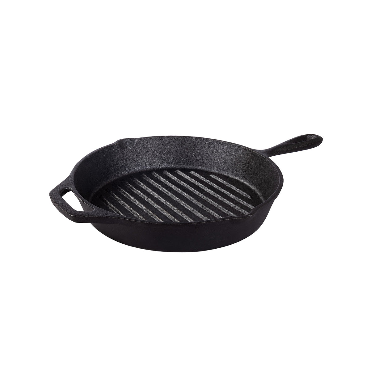 Pre-Seasoned Cast Iron Griddle Pan, 28cm