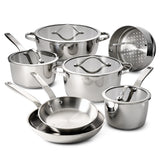 Tempo 7-Piece Stainless Steel Cookware Set