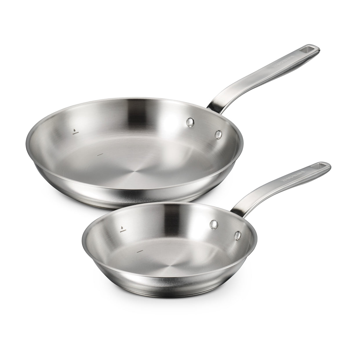 Tempo 2-Piece Stainless Steel Frying Pan Set, 20cm and 25cm