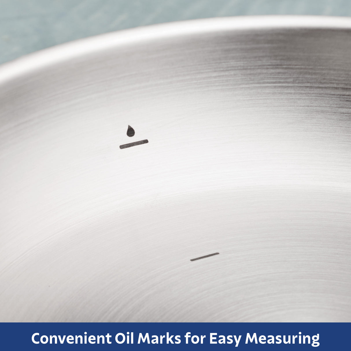 Tempo 2-Piece Stainless Steel Frying Pan Set, 20cm and 25cm