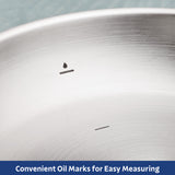 Tempo 2-Piece Stainless Steel Frying Pan Set, 20cm and 25cm