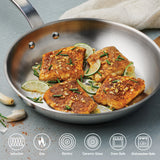 Tempo 2-Piece Stainless Steel Frying Pan Set, 20cm and 25cm