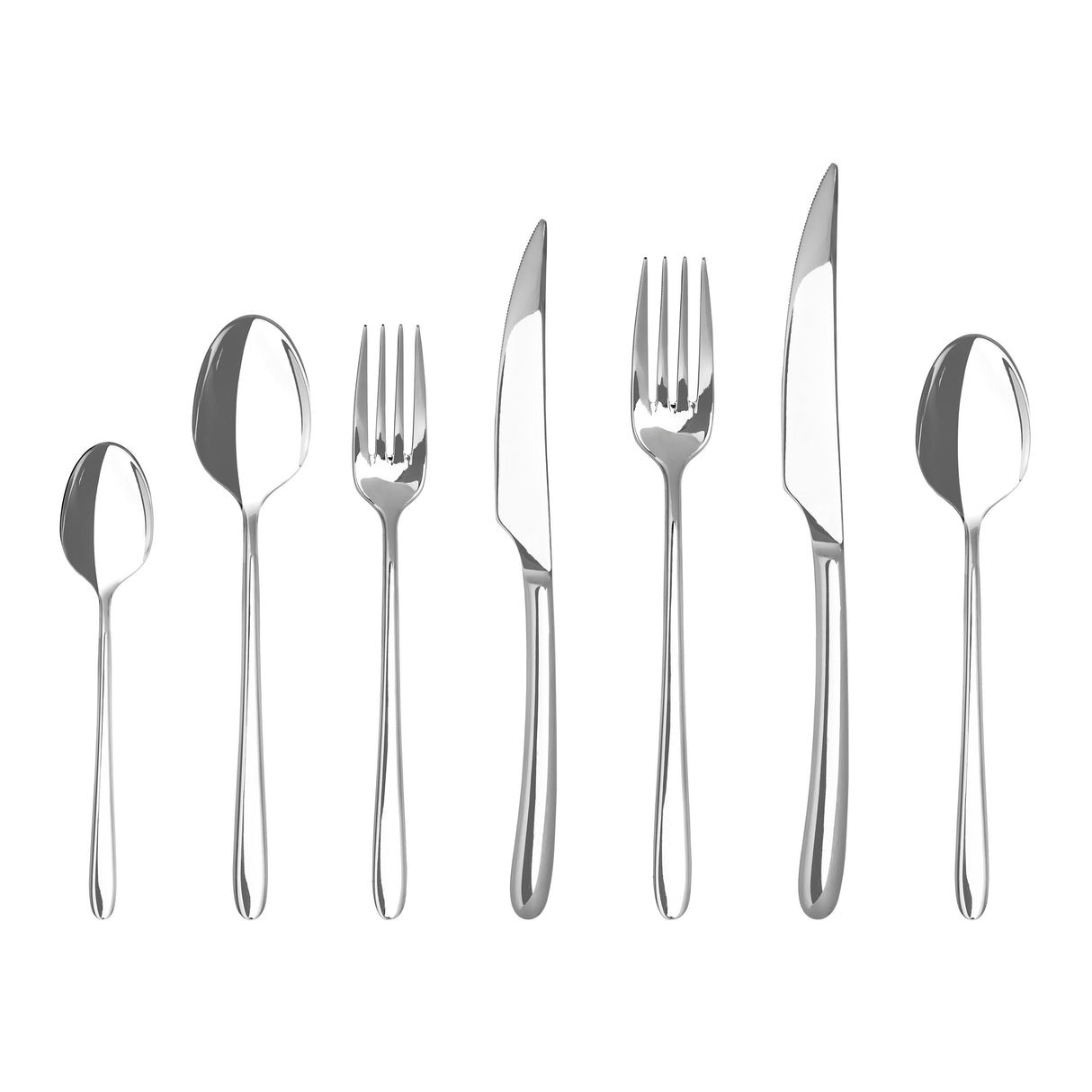 56-Piece Silver Cutlery Set