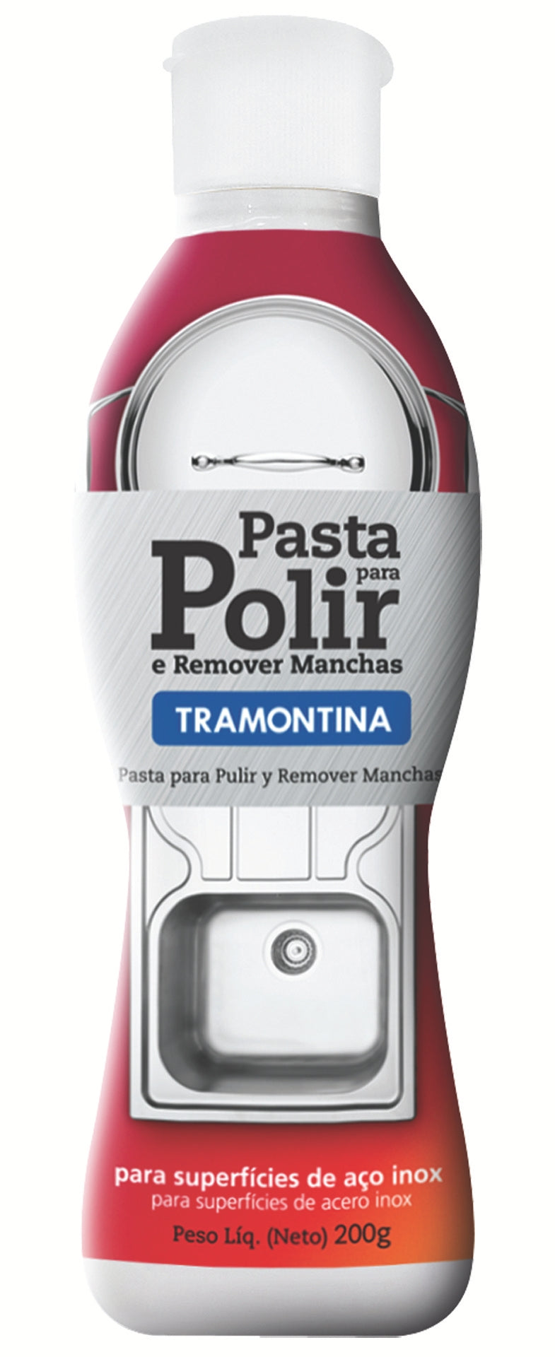 Polish and Stain Removal paste for Stainless Steel, 200 g