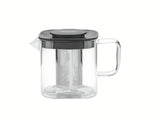 Glass and Stainless Steel Teapot with Infuser, 600ml
