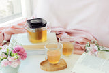 Glass and Stainless Steel Teapot with Infuser, 600ml