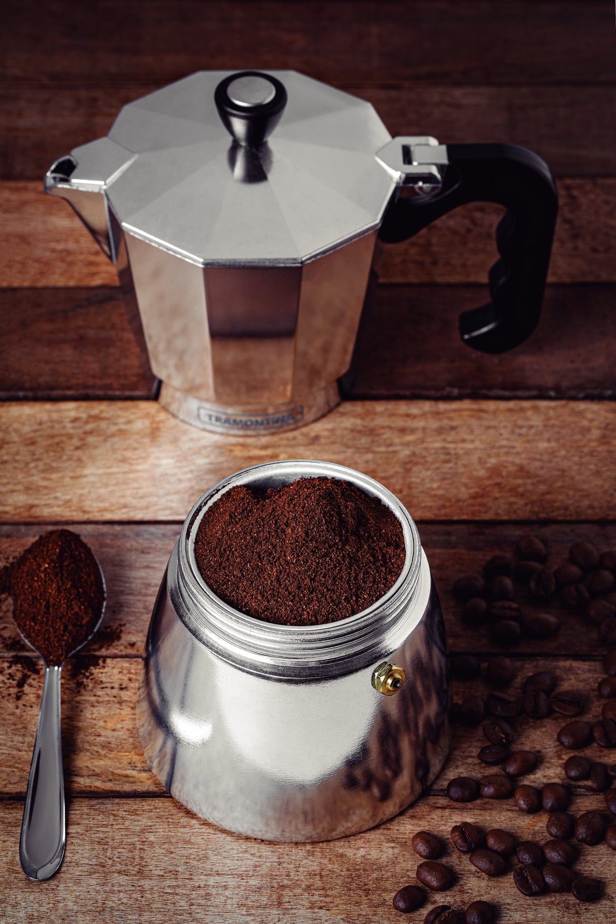 Aluminium Italian Espresso Coffee Maker, 320ml