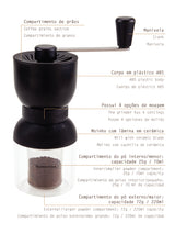 ABS Plastic Coffee Grinder with Ceramic Burr