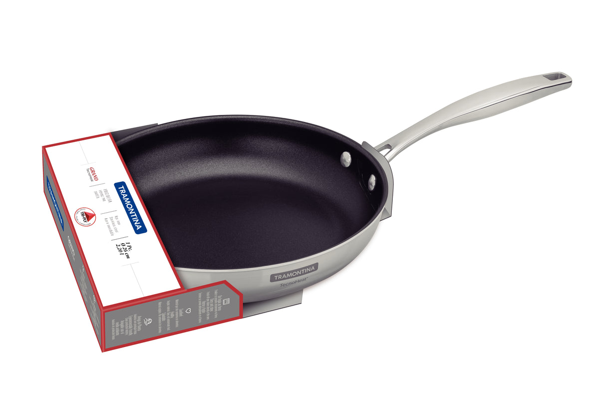 Grano Try-Ply Clad Non-Stick Frying Pan, 26cm, 2.2L