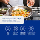 Professional Tri-Ply Base Shallow Frying Pan, 30cm, 2.9L