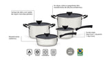 Solar Ceramic 4-Piece Cookware Set
