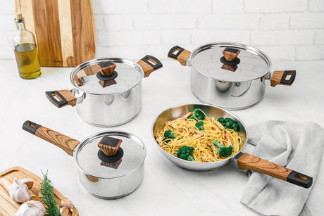 Brava Stainless Steel 4-Piece Cookware Set
