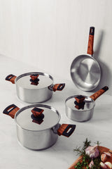 Brava Stainless Steel 4-Piece Cookware Set