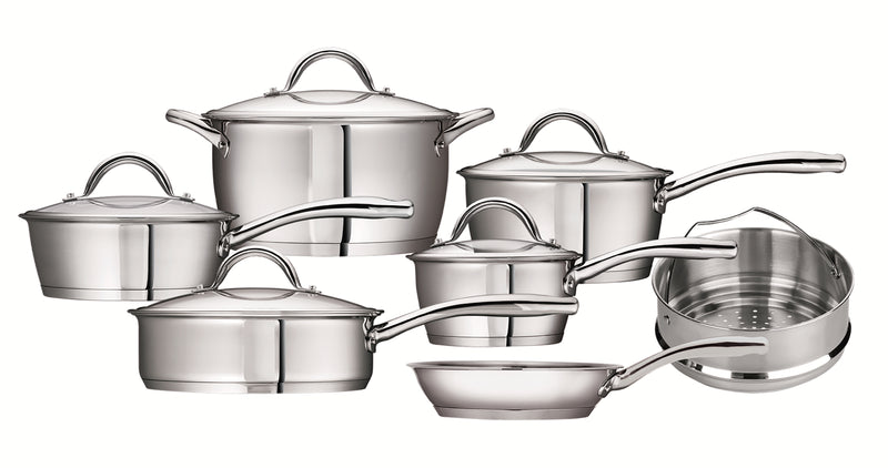 Load image into Gallery viewer, Professional Stainless Steel Cookware Set, 7Pc
