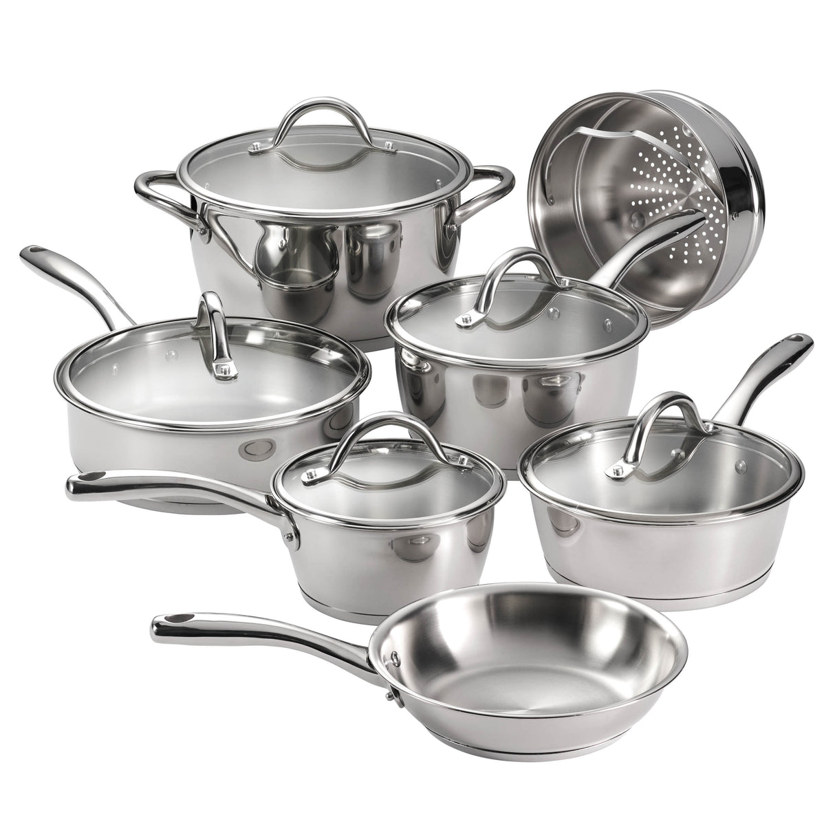 Professional Stainless Steel 7-Piece Cookware Set