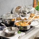 Professional Stainless Steel 7-Piece Cookware Set