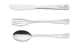 Baby Friends 3-Piece Stainless Steel Baby Cutlery Set