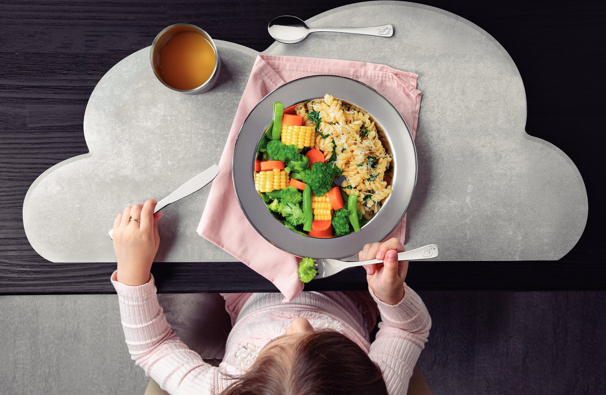 Baby Friends 3-Piece Stainless Steel Baby Cutlery Set