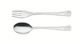 Baby Friends 2-Piece Stainless Steel Baby Cutlery Set