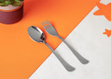 Baby Friends 2-Piece Stainless Steel Baby Cutlery Set