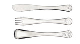 Le Petit 3-Piece Stainless Steel Chidren Flatware Set for Girls