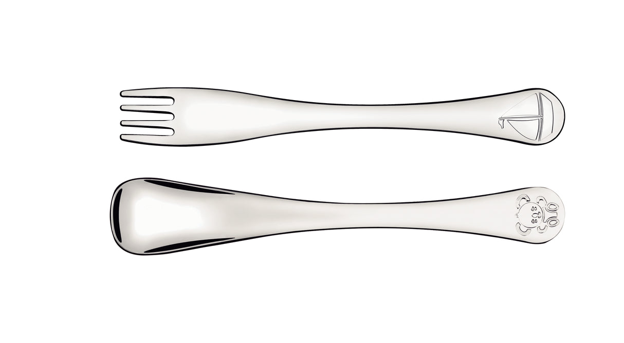 Le Petit 2-Piece Stainless Steel Chidren Flatware Set for Boys