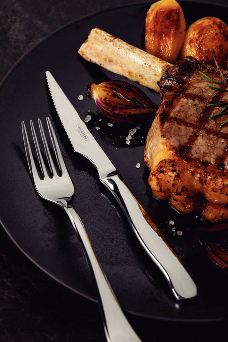 12-Piece Zurique Steak Set - Stainless Steel