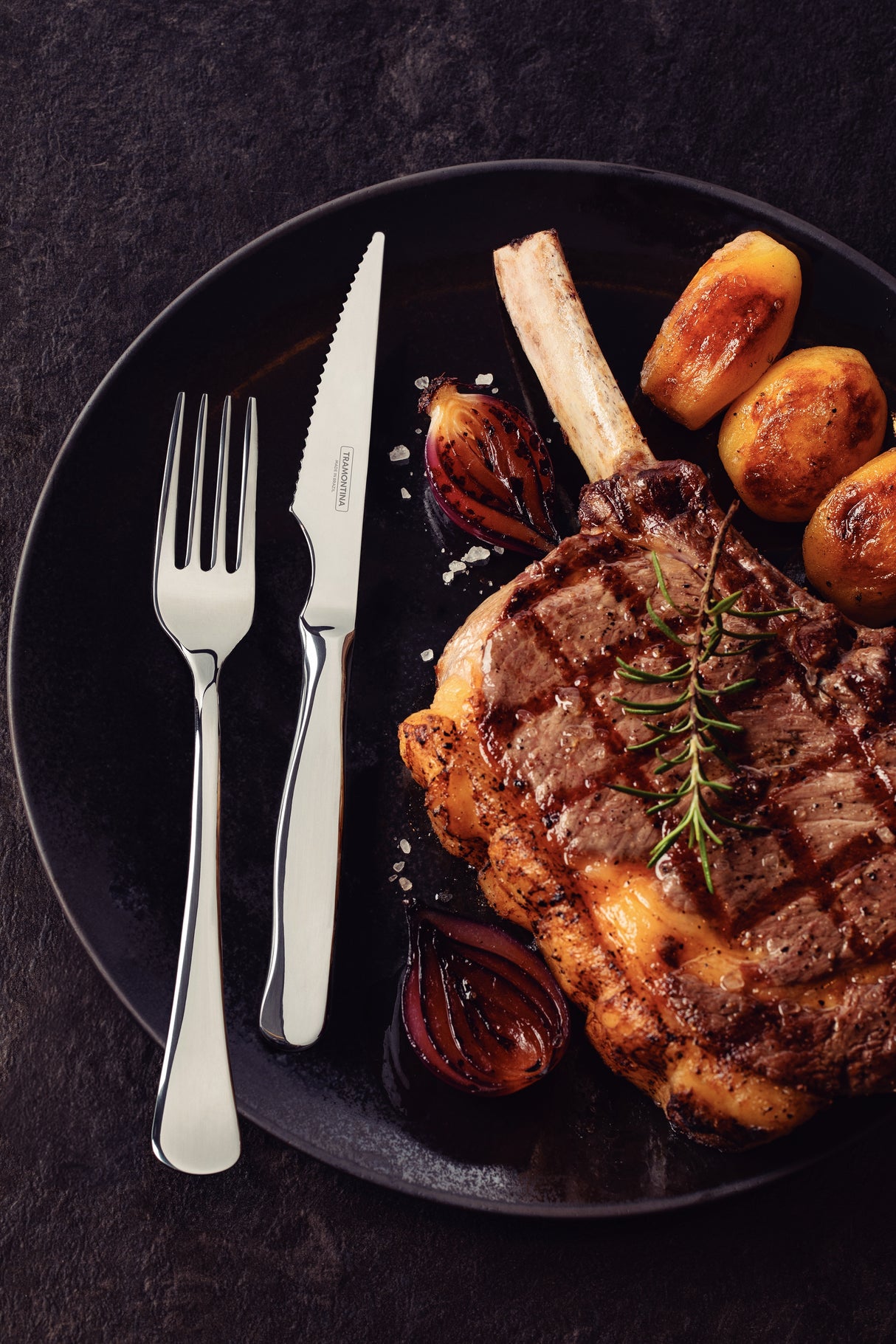 12-Piece Zurique Steak Set - Stainless Steel