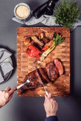 End Grain Butcher Block 50cm x 38cm x 4cm