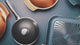 Lyon Blue Frying Pan, 32cm, 4.3L