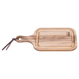 Teak Wood Chopping Board with Handle, 46x23cm
