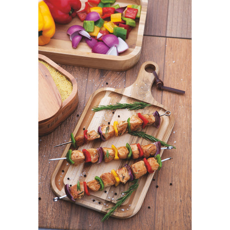 Teak Wood Chopping Board with Handle, 46x23cm