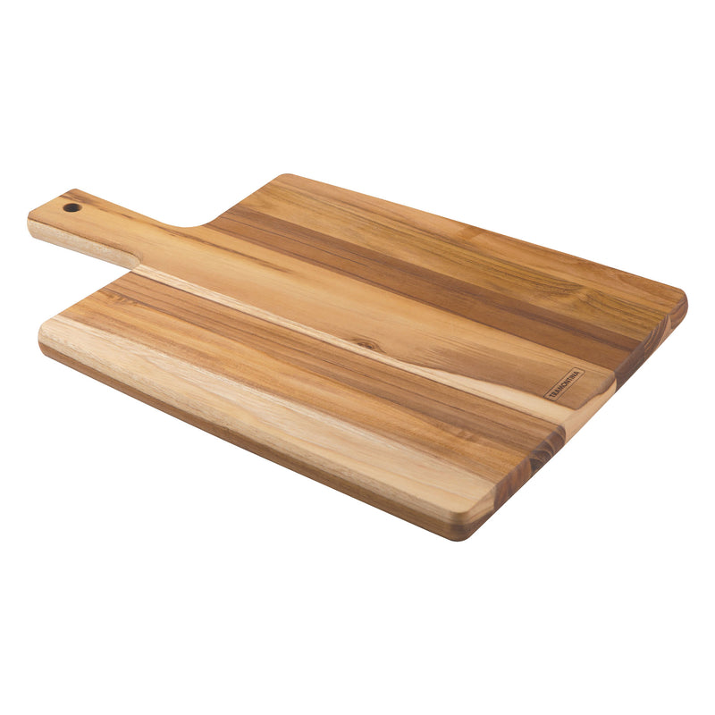 Load image into Gallery viewer, Tramontina Cutting Board Cutting Board With Handle, Teak Wood 400x270mm
