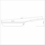 Professional Iron Skillet Grill, 30cm, 2.4L