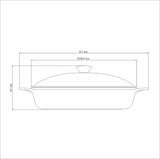 Lyon Black Frying Pan, 32cm, 4.3L