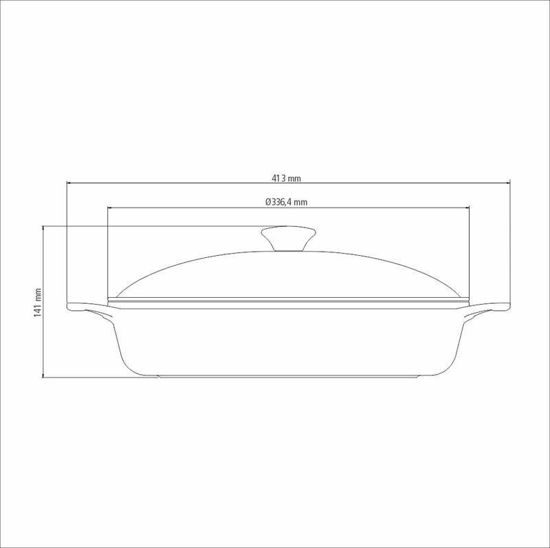Load image into Gallery viewer, Tramontina Lyon Black Frying Pan, 32cm, 4.3L
