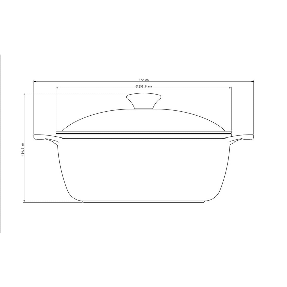 Lyon Golden Casserole, 24cm, 3.7L
