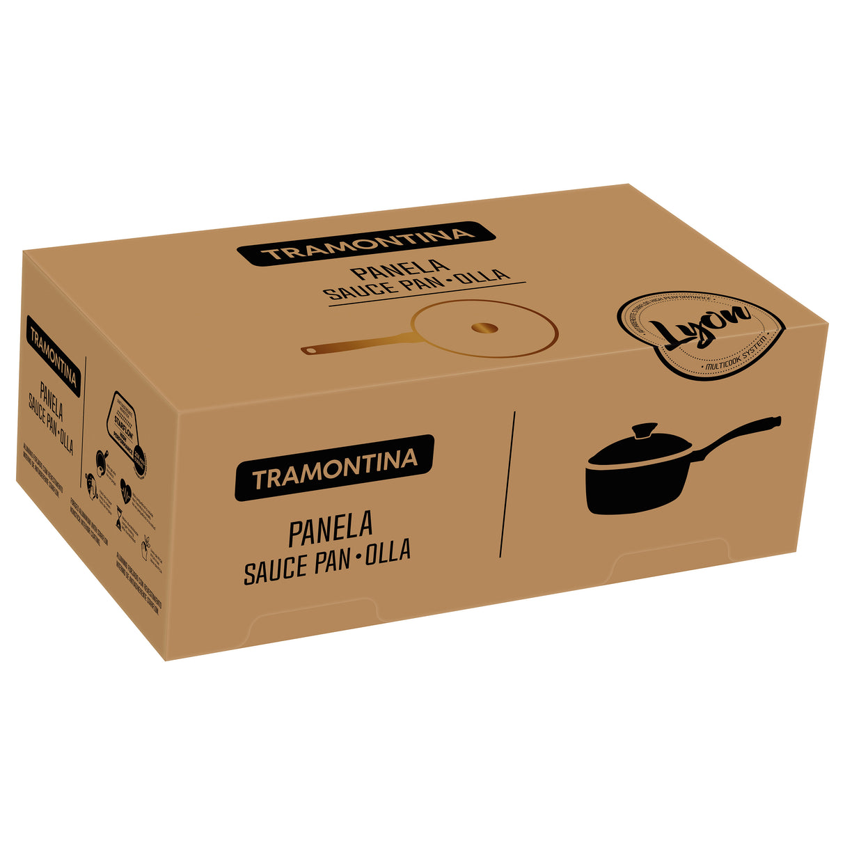 Lyon Black Sauce Pan, 20cm, 2.8L