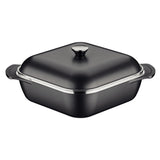 Lyon Black Square Pot, 28cm, 5.5L