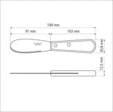 Polywood 4-Piece Butter Knife Bundle, 3"