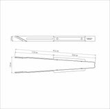 Churrasco Polywood Meat Tong, 8"