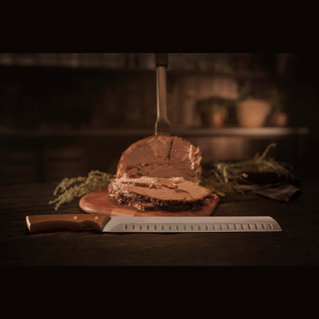 Churrasco Black Brisket Slicer Plain Edge, 12" - FSC Certified