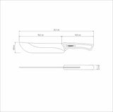 Churrasco Black Meat Knife, 8" - FSC Certified