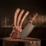 Churrasco Black Meat Cleaver, 7" - FSC Certified