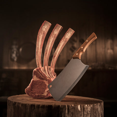 Churrasco Black Meat Cleaver, 7" - FSC Certified